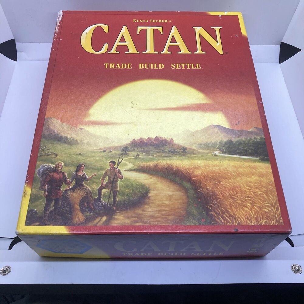 Catan Board Game Trade Build Settle Complete Open Box